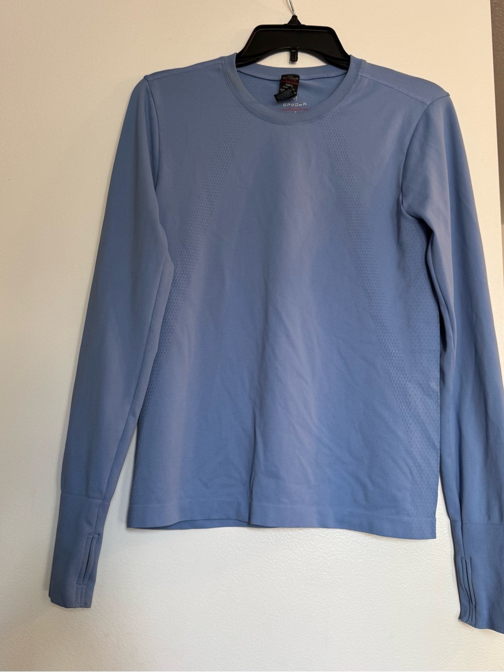 Spyder Active Women’s Long-Sleeve Performance Crew in Sky Blue